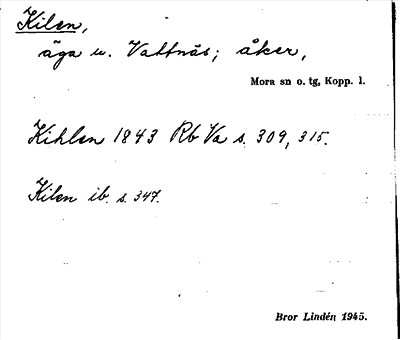 Bild på arkivkortet för arkivposten Kilen