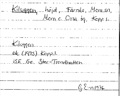 Bild på arkivkortet för arkivposten Kiluggen