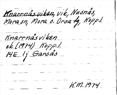 Bild på arkivkortet för arkivposten Knarrnäsviken