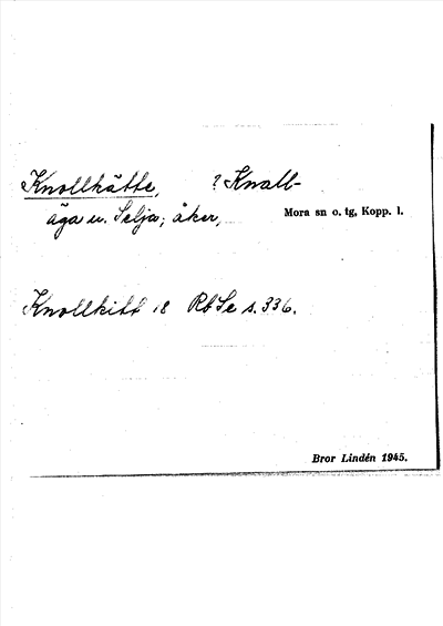Bild på arkivkortet för arkivposten Knollkätte
