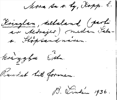 Bild på arkivkortet för arkivposten Kringlan