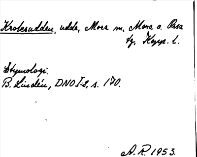 Bild på arkivkortet för arkivposten Kroksudden