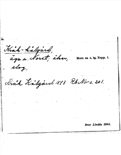 Bild på arkivkortet för arkivposten Kråk-kålgård