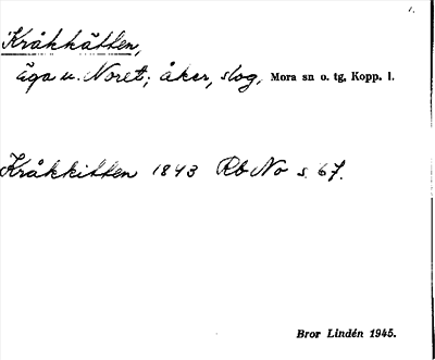 Bild på arkivkortet för arkivposten Kråkkätten
