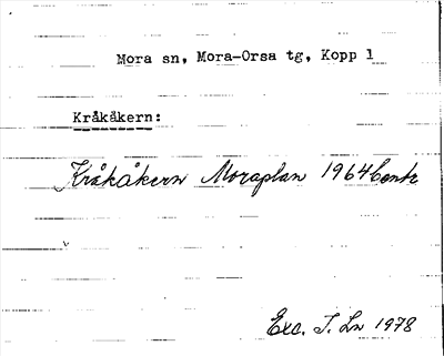 Bild på arkivkortet för arkivposten Kråkåkern