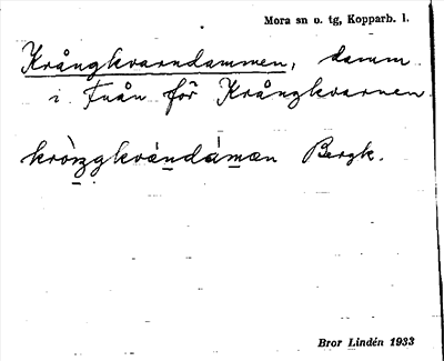 Bild på arkivkortet för arkivposten Krångkvarndammen