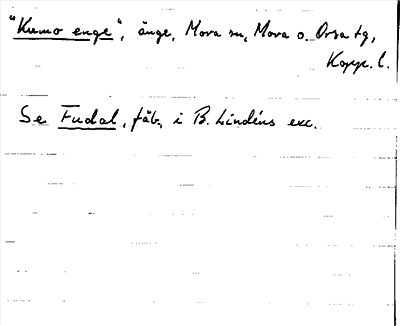 Bild på arkivkortet för arkivposten »Kumo enge»
