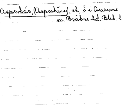 Bild på arkivkortet för arkivposten Aspeskär, (Aspeskärv)