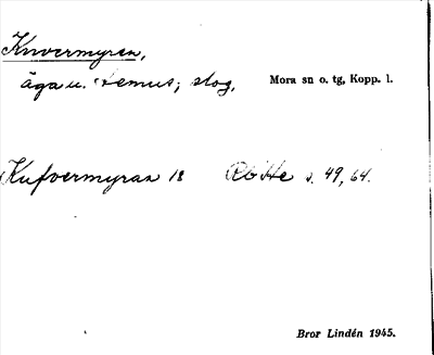 Bild på arkivkortet för arkivposten Kuvermyren