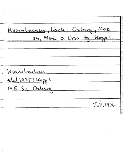 Bild på arkivkortet för arkivposten Kvarnbäcken