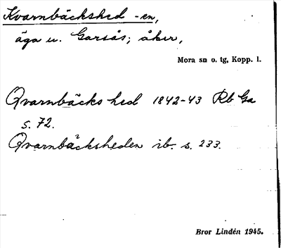 Bild på arkivkortet för arkivposten Kvarnbäckshed, Kvarnbäcksheden