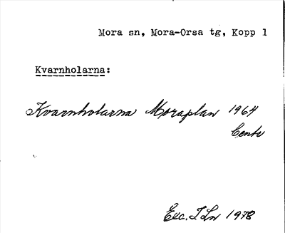 Bild på arkivkortet för arkivposten Kvarnholarna