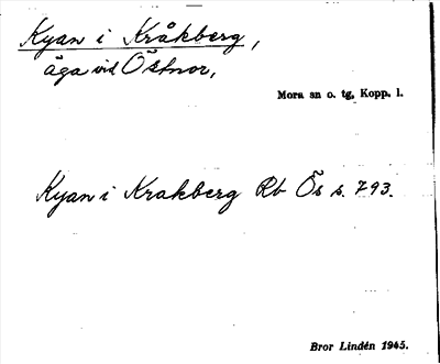 Bild på arkivkortet för arkivposten Kyan i Kråkberg
