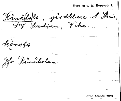 Bild på arkivkortet för arkivposten Kånå(ho)ls