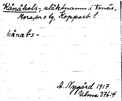Bild på arkivkortet för arkivposten Kånåhols-