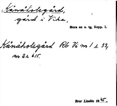 Bild på arkivkortet för arkivposten Kånåholsgård