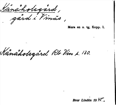 Bild på arkivkortet för arkivposten Kånåholsgård