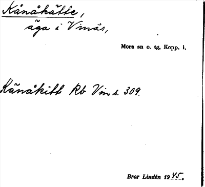 Bild på arkivkortet för arkivposten Kånåkätte