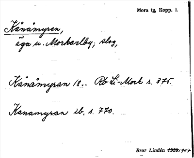 Bild på arkivkortet för arkivposten Kånåmyren