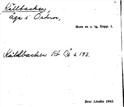 Bild på arkivkortet för arkivposten Källbacken