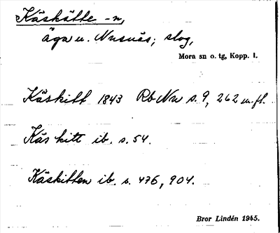 Bild på arkivkortet för arkivposten Käskätte -n