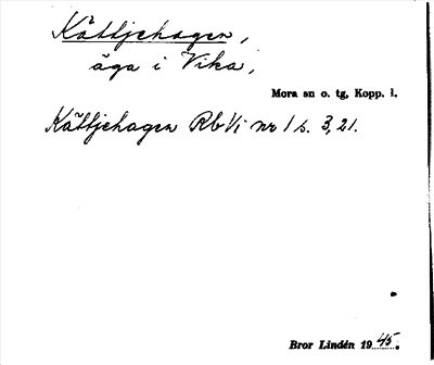 Bild på arkivkortet för arkivposten Kättjehagen
