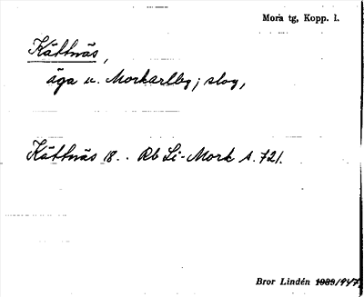 Bild på arkivkortet för arkivposten Kättnäs