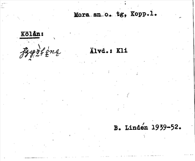 Bild på arkivkortet för arkivposten Kölån