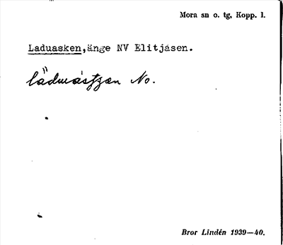 Bild på arkivkortet för arkivposten Laduasken