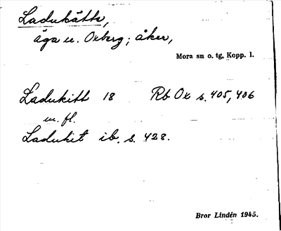 Bild på arkivkortet för arkivposten Ladukätte