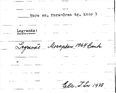 Bild på arkivkortet för arkivposten Legranäs