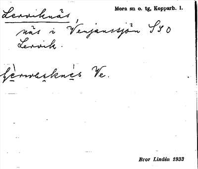 Bild på arkivkortet för arkivposten Lerviknäs