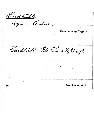 Bild på arkivkortet för arkivposten Lindkätte