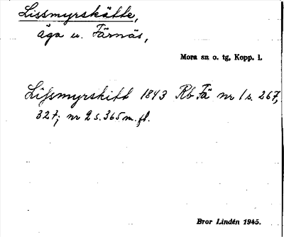 Bild på arkivkortet för arkivposten Lissmyrskätte