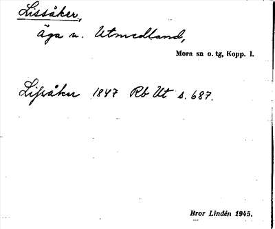 Bild på arkivkortet för arkivposten Lissåker