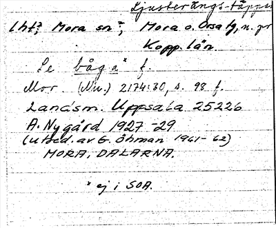 Bild på arkivkortet för arkivposten Ljusterängs-täppan
