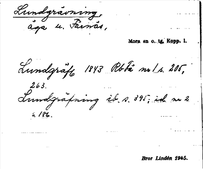 Bild på arkivkortet för arkivposten Lundgrävning