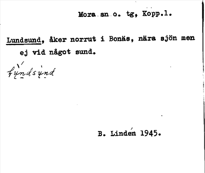 Bild på arkivkortet för arkivposten Lundsund
