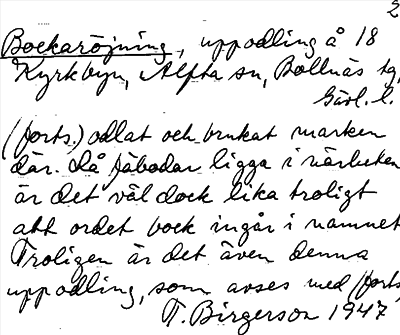 Bild på arkivkortet för arkivposten Bockaröjning