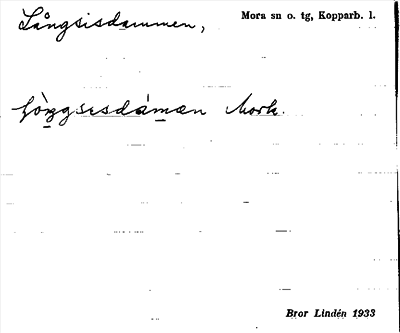 Bild på arkivkortet för arkivposten Långsisdammen