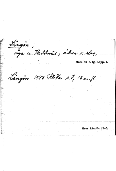 Bild på arkivkortet för arkivposten Långön
