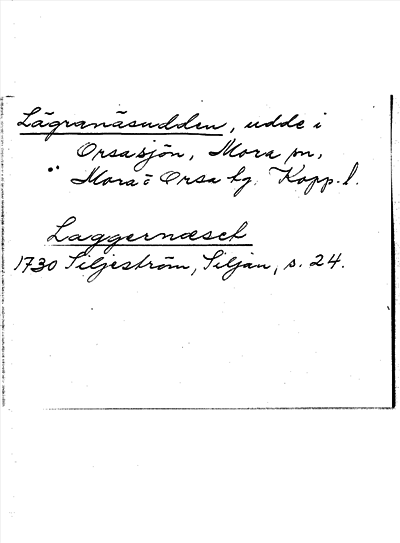 Bild på arkivkortet för arkivposten Lägernäsudden