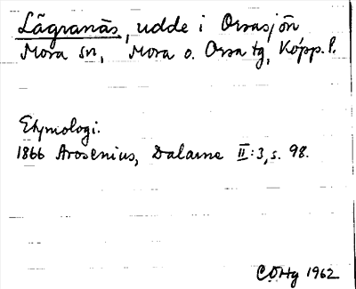 Bild på arkivkortet för arkivposten Lägranäs