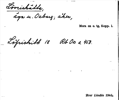 Bild på arkivkortet för arkivposten Lövriskätte