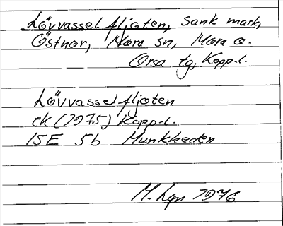 Bild på arkivkortet för arkivposten Lövvassel fljoten