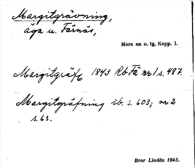 Bild på arkivkortet för arkivposten Margitgrävning