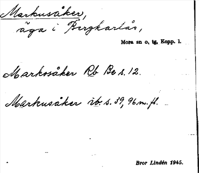 Bild på arkivkortet för arkivposten Markusåker