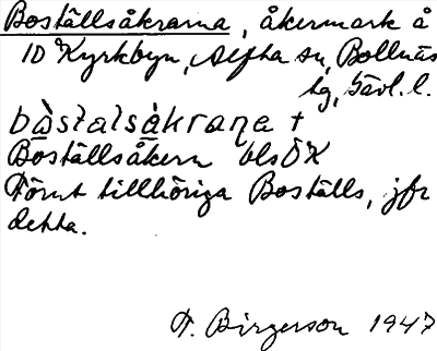 Bild på arkivkortet för arkivposten Boställsåkrarna