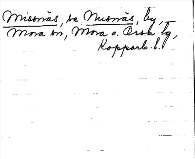 Bild på arkivkortet för arkivposten Missnäs, se Musnäs