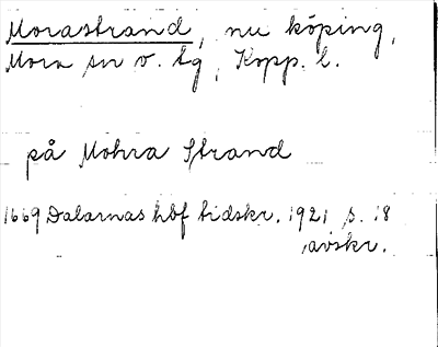 Bild på arkivkortet för arkivposten Morastrand